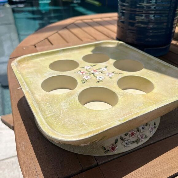 Vintage Partylite Candle Holder Terrace Blossom -Tea Lights - Picture 13 of 14